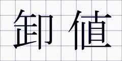 卸値