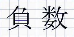 負数