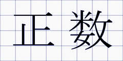 正数