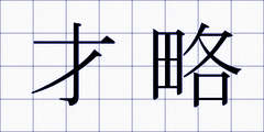 才略