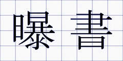曝書