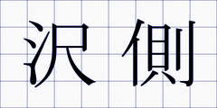 沢側
