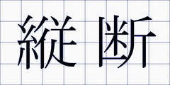 縦断