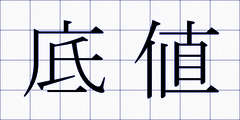 底値