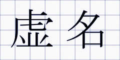 虚名
