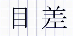 目差