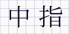 中指