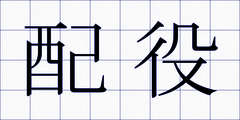 配役