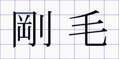 剛毛