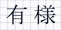 有様