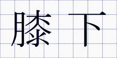 膝下