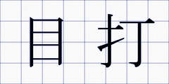目打