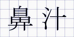 鼻汁