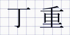 丁重