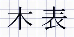木表