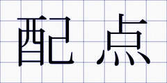 配点