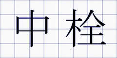 中栓