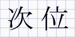 次位