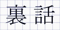 裏話