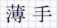 薄手