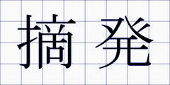 摘発