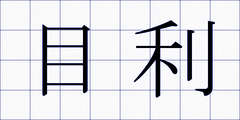 目利