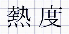 熱度