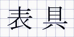 表具