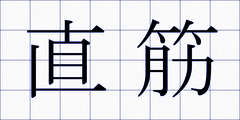 直筋