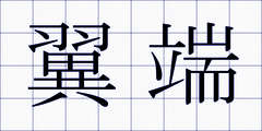 翼端