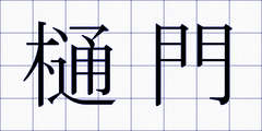 樋門