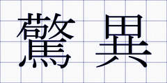 驚異