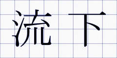 流下