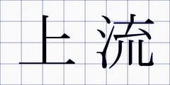 上流