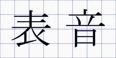 表音
