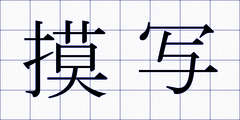 摸写