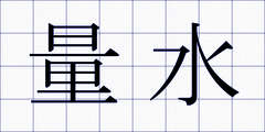 量水