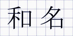 和名