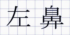 左鼻