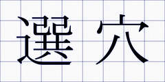 選穴