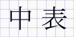 中表