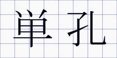 単孔