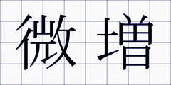 微増