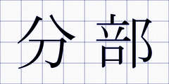 分部
