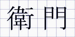 衛門