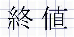 終値