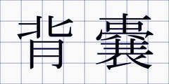 背嚢