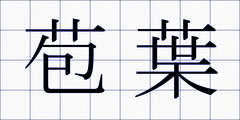 苞葉