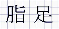 脂足