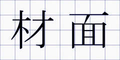 材面